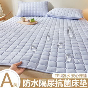 防水隔尿床垫软垫家用卧室薄款夹棉床护垫单人防滑垫被褥子保护垫