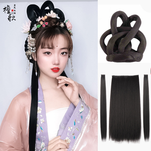 汉服发饰敦煌仙女飞天假发包头饰古风发夹星舞髻古装新手假发配饰