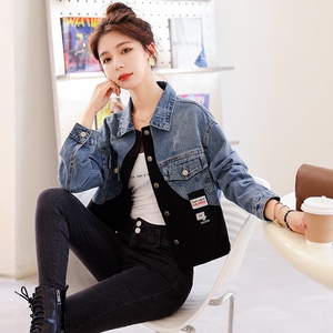 麦寻官方旗舰店女装牛仔外套