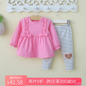 小女童宝宝春装公主裙子外出套装女婴儿0一1-3岁洋气4韩版潮衣服2