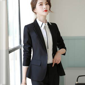黑色小西装外套女套装时尚女士正装气质职业装西服上衣工装工作服
