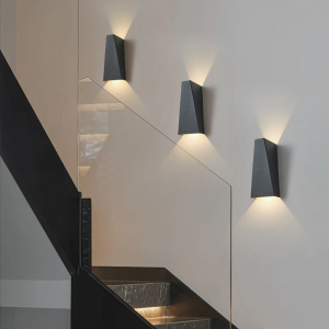 后现代简约壁灯卧室床头灯创意极简酒店过道别墅楼梯间背景墙壁灯