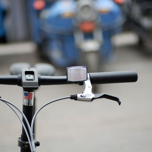 自行车反光灯山地车前后反光片折叠车安全警示灯骑行装备零配件