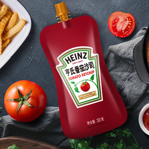 亨氏番茄沙司320g 肯德基薯条披萨汉堡意面手抓饼家用番茄酱小包