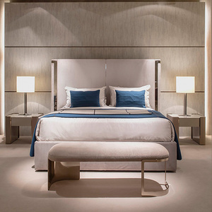 degas定制fendi芬迪意式轻奢布艺床1.8m主卧双人大床1.5米现代床