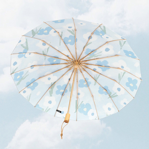 异度高端遮阳伞太阳伞防晒防紫外线女晴雨两用双人伞雨伞坚固抗风