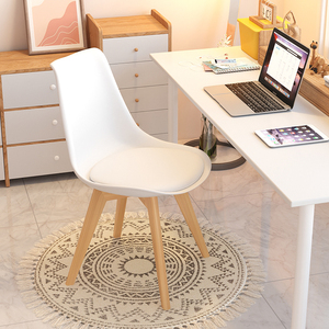 电脑椅子学生宿舍凳子座椅舒适久坐靠背椅洽谈椅家用学习椅化妆椅