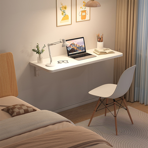 墙上折叠桌壁挂式缝隙桌子简约小户型电脑桌学生卧室悬挂墙壁书桌