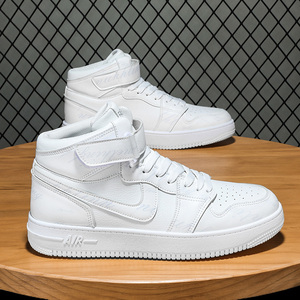 aj高帮男鞋白色