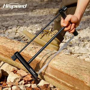hispeed旗速户外超轻折叠锯便携式可拆卸手工锯露营伐木手拉锯子
