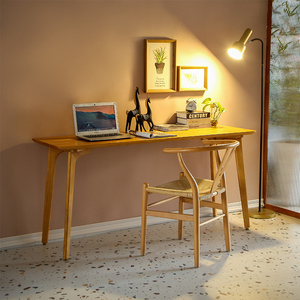 00柏宜美旗舰店天猫全实木窄书桌长条桌子卧室窗边桌靠墙桌设计办公