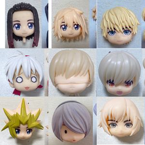 玩具礼物卡通可爱粘土人头发散货魔改乱舞动漫ob11