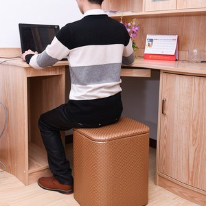 储藏服装店大小号木质凳子整理箱家用换鞋椅子多功能实木收纳凳子