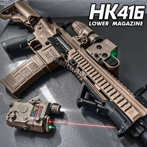 博涵HK416电动连发玩具枪男孩wargame吃鸡模型成人下场训练发射器