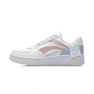 李宁板鞋女鞋迪士尼米奇联名款女子减震经典休闲鞋agcq378