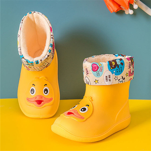 儿童雨鞋雨靴女童婴儿宝宝1-5岁3小童防滑幼儿园男童四季防水胶鞋