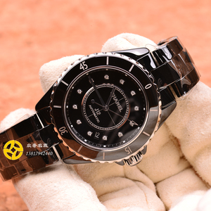 众奢全新r chanel香奈儿j12陶瓷38mm钻刻黑盘机械男表 h5702_阿里巴巴