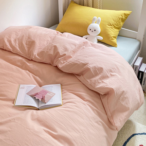 纯棉被套单件150x200单人夏季100全棉女大学生宿舍被罩春秋被子套