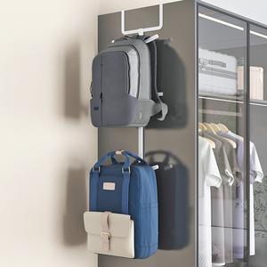 衣柜侧书包架双肩包置物架收纳神器放置挂架钩背包大学生宿舍好物