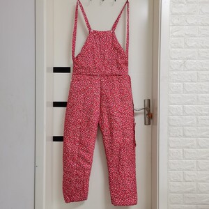 纯棉手工连体中老年簸箕裤男女成人棉花背带棉裤冬季保暖背带裤