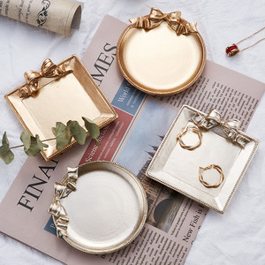 拍照背景小道具ins风拍照道具复古托盘装饰金属盘摄影摆件小饰品摆拍