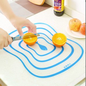 大号透明APP塑料水果切菜板磨砂防滑薄片砧板抗菌厨房切菜小工具