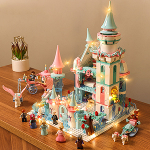 乐高积木女孩公主城堡