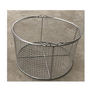 圆型不锈钢钢丝篮 圆形不锈钢清洗篮子消毒框篮 消毒桶 试管篮筐