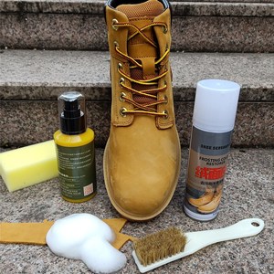 包邮大黄靴专用护理喷雾剂清洁鞋刷套装 磨砂皮颜色恢复剂增艳剂