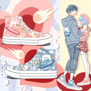 tb796618399淘宝2021韩版原创设计暗黑萝莉鞋子日系二次元女孩帆布