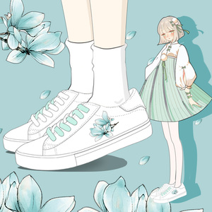 0019人付款天猫新款绣花鞋女古风汉服鞋子百搭学生平底中国风舞蹈鞋老