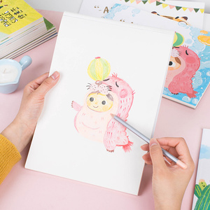 k玛丽a4图画本小学生绘画本幼a儿园空白纸涂描本儿童术鸦画画本子