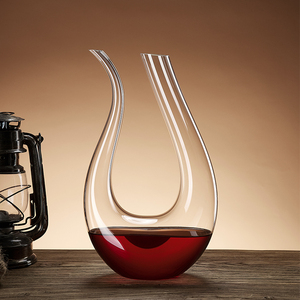 瀑布水晶玻璃红酒醒酒器套装家用葡萄酒快速个性创意欧式分酒器壶