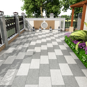 户外露台庭院地砖600x600 防滑防冻瓷砖室外庭院花园地板砖地铺石