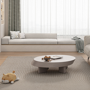 高端定制飘窗沙发客厅大飘窗布艺懒人沙发窗台改造设计现代简约