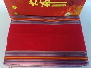 湖北特产 红安大布 土韵大布 纯棉手工织布 粗布床单 c1