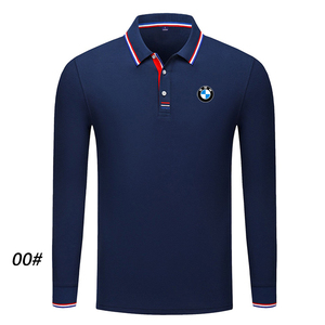 bmw宝马长袖t恤男打底衫潮流2021春季商务休闲衣服纯棉翻领polo衫