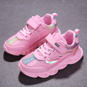 6夏季女童网鞋透气7缕空8单鞋10防臭12儿童运动鞋13女孩跑步鞋9岁