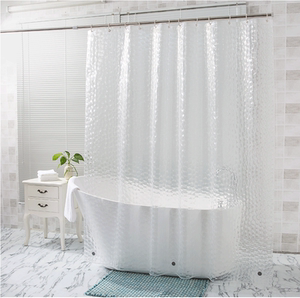 防水防霉隔断帘peva浴帘卫生间防水防霉加厚浴帘3d浴帘水立方浴帘