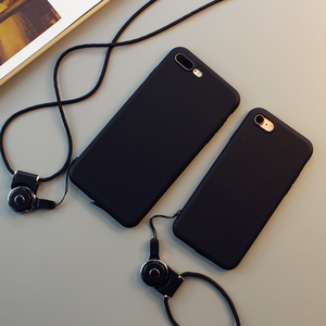 简约纯黑色华为mate9纯色磨砂壳mate8手机壳mate7/p9全包软壳p10