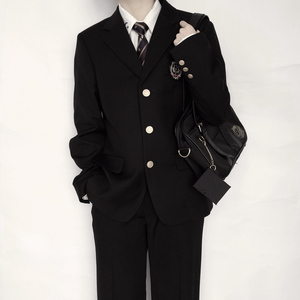 男韩版潮流休闲dk制服青少年潮牌炸街西装衬衣咔哝欧韩潮流服装店