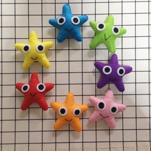 不织布成品 手工diy布艺/幼儿园手工作业 家居装饰 海洋世界 海星