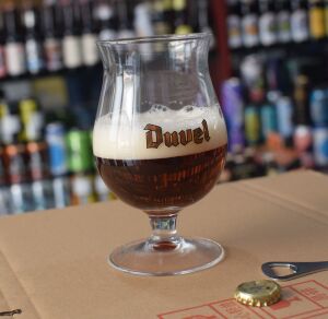 督威666啤酒杯duvel玻璃进口杯子高脚酒杯450ml单个玻璃杯2人付款49