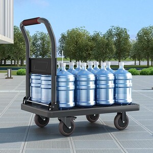 搬运车手推小推车拉货万向轮省力手拉车货车家用便携搬货加厚平板