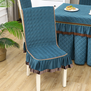 2021新款连体椅子套罩木椅皮椅子通用加厚坐垫简约现代家用餐椅套