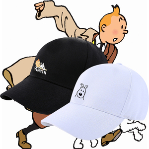 棒球帽男 丁丁历险记亭亭卡通动漫周边休闲运动遮阳帽鸭舌棒球帽