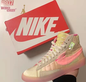 960人付款淘宝nike/耐克cny女子开拓者粉绿丝绒果潮流刮刮乐休闲板鞋