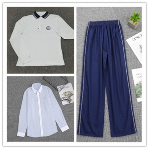 温州第八高级中学校服男女学生夏秋冬运动服礼服短袖长裤外套