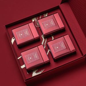 观山春节高档茶叶包装盒空礼盒红茶绿茶通用一斤礼盒装空盒可定制