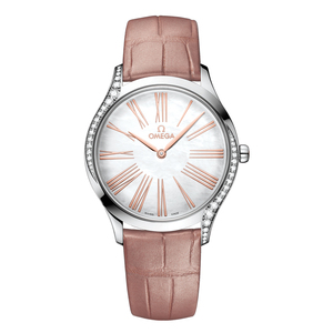 欧米茄瑞士新款蝶飞系石英女士手表真钻腕表 428.18.36.60.05.002